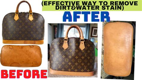 how to remove water marks from louis vuitton|Louis Vuitton vachetta stain remover.